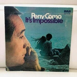 LP  Perry Como ‎– It's Impossible Vinyl Record